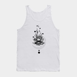 Lotus on fire Tank Top